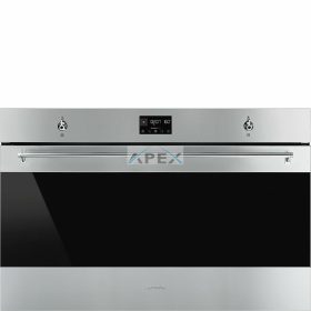   SMEG HŐLÉGKEVERÉSES SÜTŐ, Classica design, 90 cm, ES LCD, inox