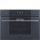 SMEG KOMPAKT KOMBINÁLT GŐZSÜTŐ, Linea design, Galileo, 45 cm, ES LCD, neptune szürke üveg
