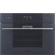 SMEG KOMPAKT KOMBINÁLT GŐZSÜTŐ, Linea design, Galileo, 45 cm, ES LCD, neptune szürke üveg