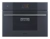 SMEG KOMPAKT OMNICHEF HÁROM AZ EGYBEN SÜTŐ, Linea design, Galileo, 45 cm, TFT, neptune szürke üveg