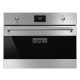 SMEG KOMPAKT MIKROHULLÁMÚ SÜTŐ, Classica design, Galileo, 45 cm, CS LCD, inox
