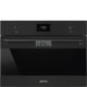 SMEG KOMPAKT KOMBINÁLT MIKROHULLÁMÚ SÜTŐ, Classica design, Galileo, 45 cm, CS LCD, matt fekete