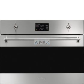   SMEG KOMPAKT KOMBINÁLT GŐZSÜTŐ, Classica design, Galileo, 45 cm, ES LCD, inox