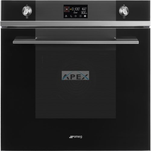 SMEG KOMBINÁLT MIKROHULLÁMÚ SÜTŐ,Linea design, 11+1 funkció, LCD kijelző, feketeüveg