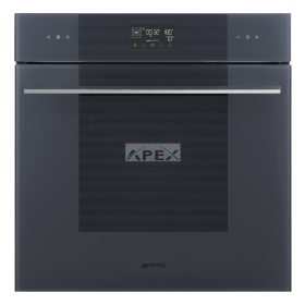   SMEG KOMBINÁLT GŐZSÜTŐ, Linea design, Galileo, 60 cm, ES LCD, neptune szürke üveg