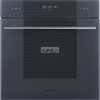 SMEG HŐLÉGKEVERÉSES SÜTŐ, Linea design, Galileo, 60 cm, ES LCD, neptune szürke üveg