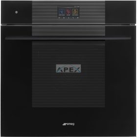   SMEG KOMBINÁLT GŐZSÜTŐ, Linea design, Galileo, 60 cm, TFT, mélyfekete üveg