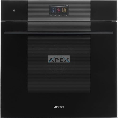 SMEG KOMBINÁLT GŐZSÜTŐ, Linea design, Galileo, 60 cm, TFT, mélyfekete üveg