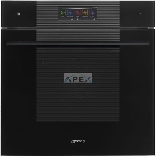 SMEG OMNICHEF HÁROM AZ EGYBEN SÜTŐ, Linea design, Galileo, 60 cm, nagy TFT, mélyfekete üveg