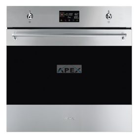   SMEG KOMBINÁLT MIKROHULLÁMÚ SÜTŐ, Classica design, Galileo, 60 cm, ES LCD, inox