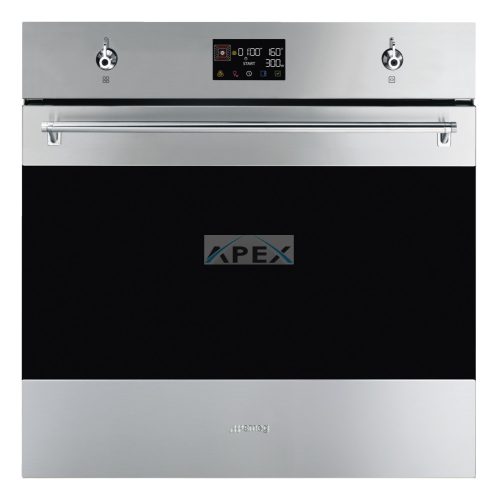 SMEG KOMBINÁLT MIKROHULLÁMÚ SÜTŐ, Classica design, Galileo, 60 cm, ES LCD, inox