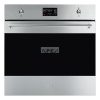SMEG KOMBINÁLT PIROLITIKUS GŐZSÜTŐ, Classica design, Galileo, 60 cm, ES LCD, inox