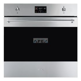   SMEG HŐLÉGKEVERÉSES SÜTŐ, Classica design, Galileo, 60 cm, ES LCD, inox