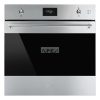 SMEG KOMBINÁLT PIROLITIKUS SÜTŐ, GŐZFUNKCIÓVAL, Classica design, Galileo, 60 cm, CS LCD, inox