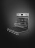 SMEG KOMBINÁLT PIROLITIKUS SÜTŐ, GŐZFUNKCIÓVAL, Classica design, Galileo, 60 cm, CS LCD, inox