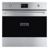 SMEG PIROLITIKUS HŐLÉGKEVERÉSES SÜTŐ, Classica design, Galileo, 60 cm, ES LCD, inox