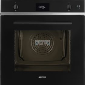   SMEG PIROLITIKUS KOMBINÁLT SÜTŐ, GŐZFUNKCIÓVAL, Selezione design, Galileo, 60 cm, CS LCD, fekete üveg