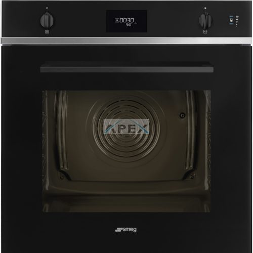SMEG PIROLITIKUS KOMBINÁLT SÜTŐ, GŐZFUNKCIÓVAL, Selezione design, Galileo, 60 cm, CS LCD, fekete üveg