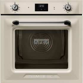   SMEG PIROLITIKUS HŐLÉGKEVERÉSES SÜTŐ, Victoria design, Galileo, 60 cm, ES LCD, bézs