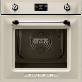   SMEG KOMBINÁLT PIROLITIKUS SÜTŐ, GŐZFUNKCIÓVAL, Victoria design, Galileo, 60 cm, ES LCD, bézs
