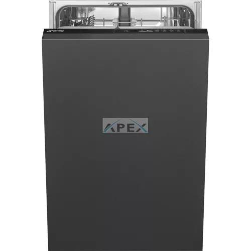 SMEG TELJESEN BEÉPÍTHETŐ MOSOGATÓGÉP, 45 cm, 10 teríték, 5 funkció, 2 hőmérséklet