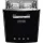 SMEG BEÉPÍTHETŐ MOSOGATÓGÉP, retro, 60 cm, 13 teríték, 10 funkció, 7 hőmérséklet, fekete front