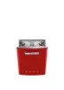 SMEG BEÉPÍTHETŐ MOSOGATÓGÉP, retro, 60 cm, 13 teríték, 10 funkció, 7 hőmérséklet, piros front