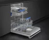 SMEG BEÉPÍTHETŐ MOSOGATÓGÉP, 60 cm, 13 teríték, 10+1 funkció, 7 hőmérséklet, 43dB, inox front és fogantyú