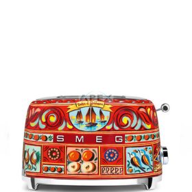 SMEG KENYÉRPIRÍTÓ, retro, 2 szeletes, D&G