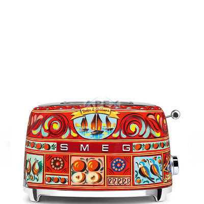 SMEG KENYÉRPIRÍTÓ, retro, 2 szeletes, D&G