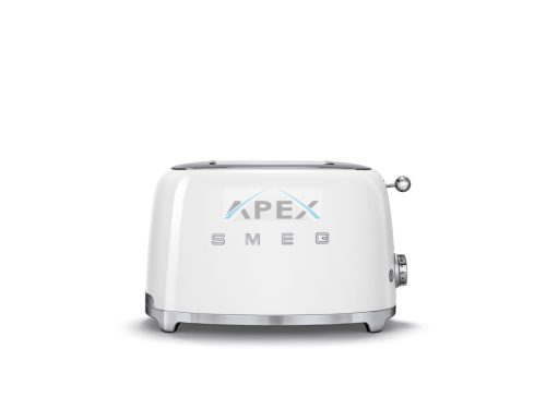 SMEG KENYÉRPIRÍTÓ, retro, 2 szeletes, fehér