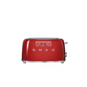 SMEG KENYÉRPIRÍTÓ, retro, 4 szeletes, piros