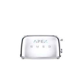 SMEG KENYÉRPIRÍTÓ, retro, 4 szeletes, fényes króm