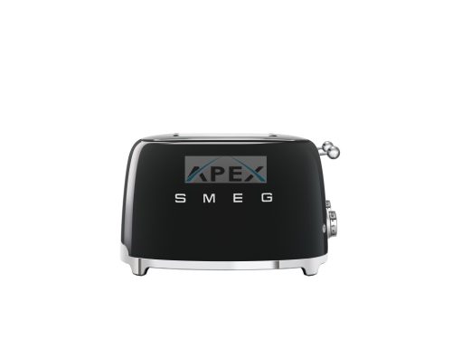 SMEG KENYÉRPIRÍTÓ, retro, 2x2 szeletes, fekete