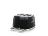SMEG KENYÉRPIRÍTÓ, retro, 2x2 szeletes, fekete