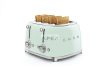 SMEG KENYÉRPIRÍTÓ, retro, 2x2 szeletes, világoszöld