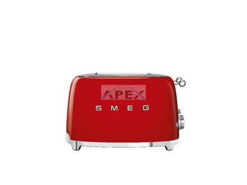 SMEG KENYÉRPIRÍTÓ, retro, 2x2 szeletes, piros