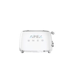 SMEG KENYÉRPIRÍTÓ, retro, 2x2 szeletes, fehér