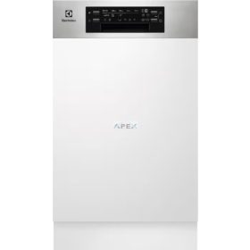   ELECTROLUX EEM43300IX Beépíthető keskeny mosogatógép, MaxiFlex fiók, 10 teríték, AirDry, 8 program