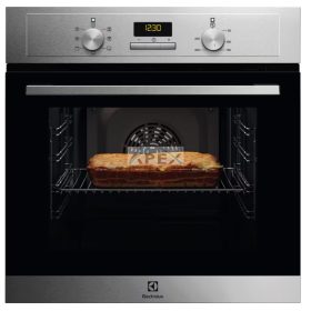   Electrolux EOH3F00BX Beépíthető sütő, katalitikus öntisztító hátfal/Aqua Clean