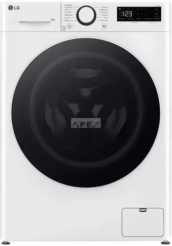 LG F2WR508S0W Elöltöltős mosógép 8 kg, max. 1200 ford./perc, , TurboWash™360, AI DD™, Keskeny kialakítás