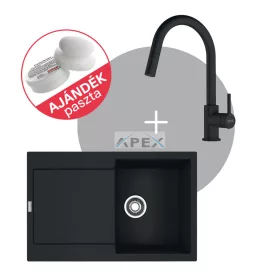   FRANKE Maris MRG 611 mosogató és csaptelep LINA DOCCIA szett + Ajándék többfunkciós paszta (FR1301194)