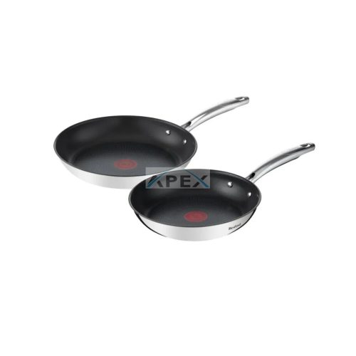 Tefal G732S255 Duetto+ Serpenyő szett 2 részes (24 cm + 28 cm), Thermo-Signal™ technológia, indukciós