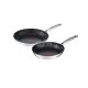 Tefal G732S255 Duetto+ Serpenyő szett 2 részes (24 cm + 28 cm), Thermo-Signal™ technológia, indukciós