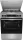 Gorenje GKS6C71XF Kombinált tűzhely 60cm szürke