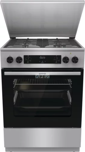 Gorenje GKS6C71XF Kombinált tűzhely 60cm szürke
