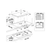 Whirlpool GOB 616/NB beépíthető gázfőzőlap - 4 gázégő