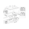 Whirlpool GOWL 728/NB beépíthető gázfőzőlap - 5 gázégő