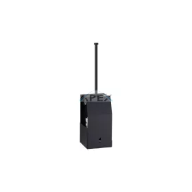 MERIDA GSC350 STELLA BLACK Toalettkefe, fali, rozsdamentes