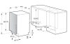 GORENJE GV520E10 Beépíthető keskeny mosogatógép